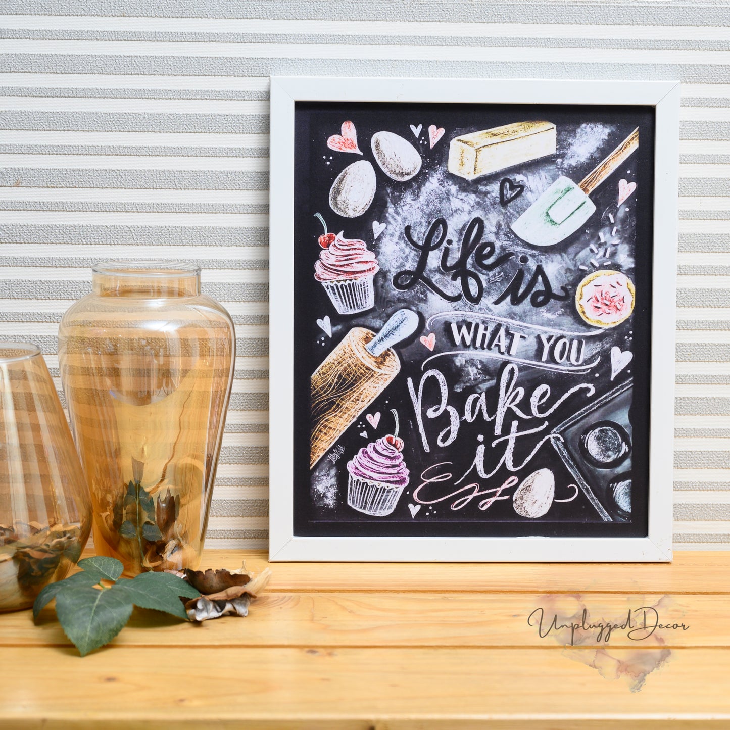 Kitchen wall decor Bake